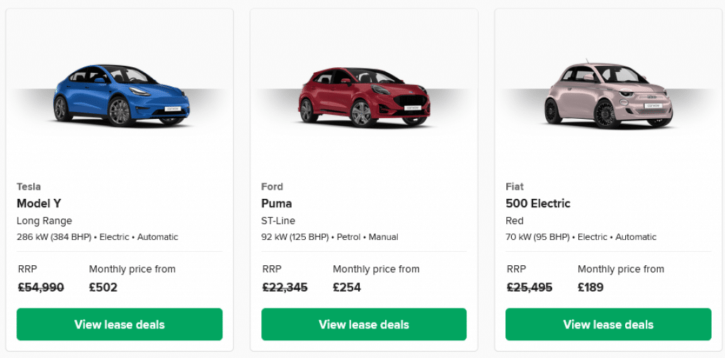 Best UK Car Lease Deals