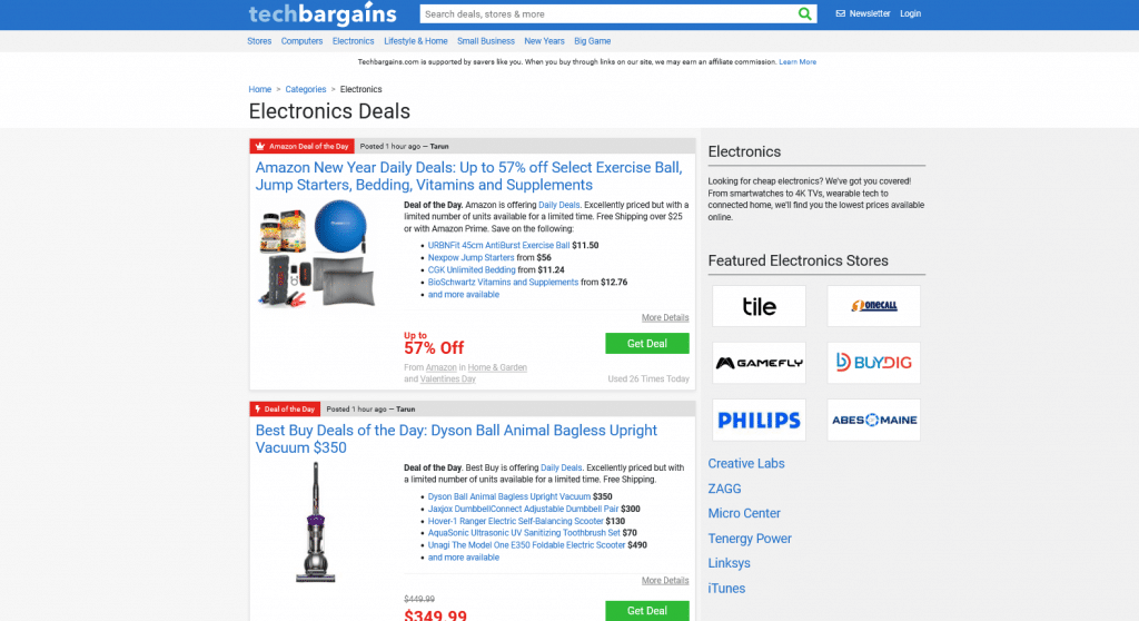 Best Electronics Online Shopping Sites UK