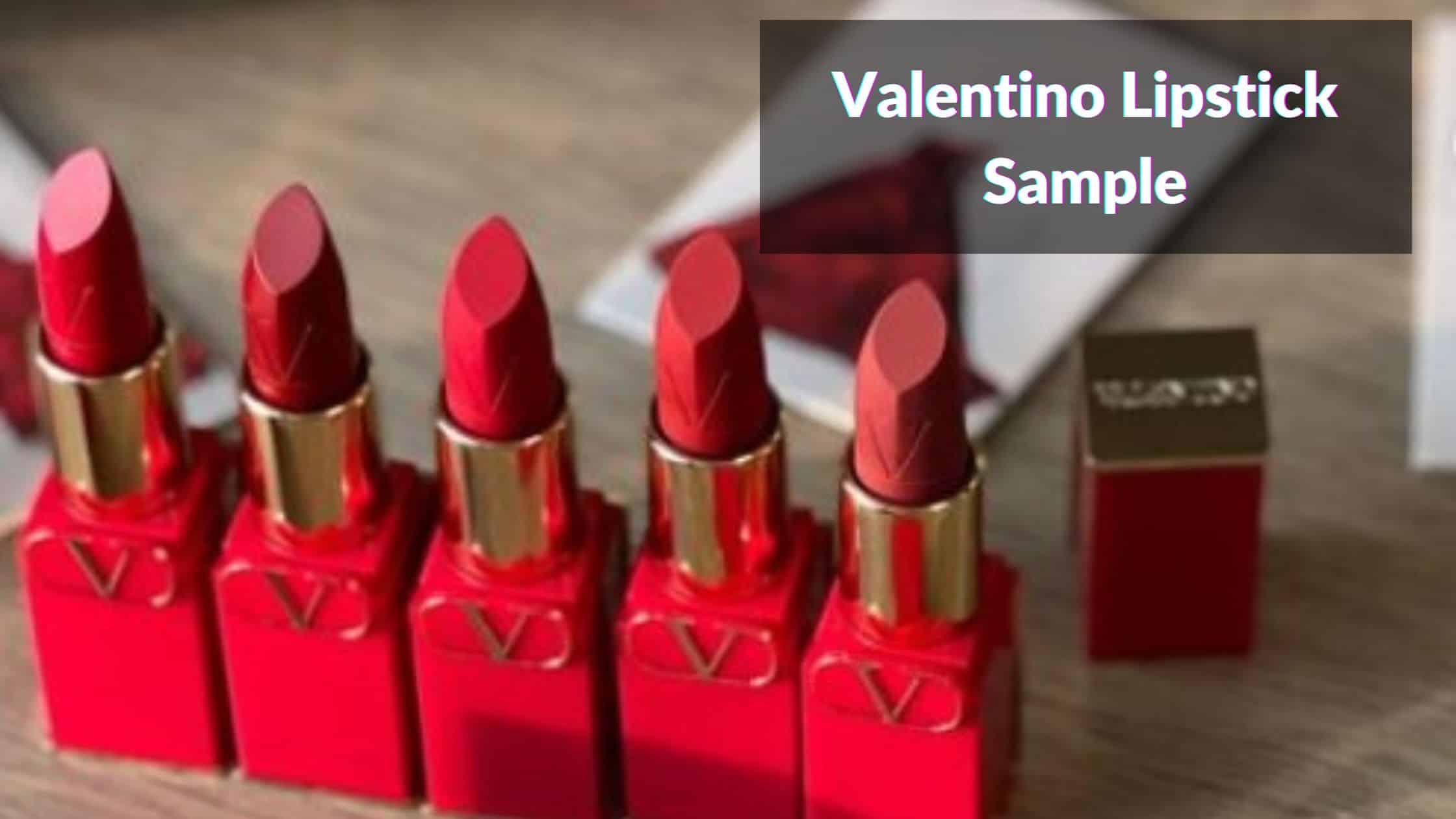 Valentino Lipstick Sample