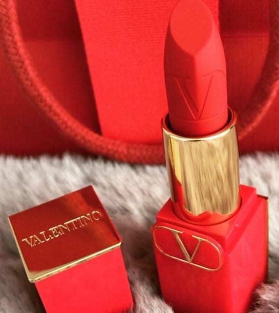 rosso valentino lipstick sample